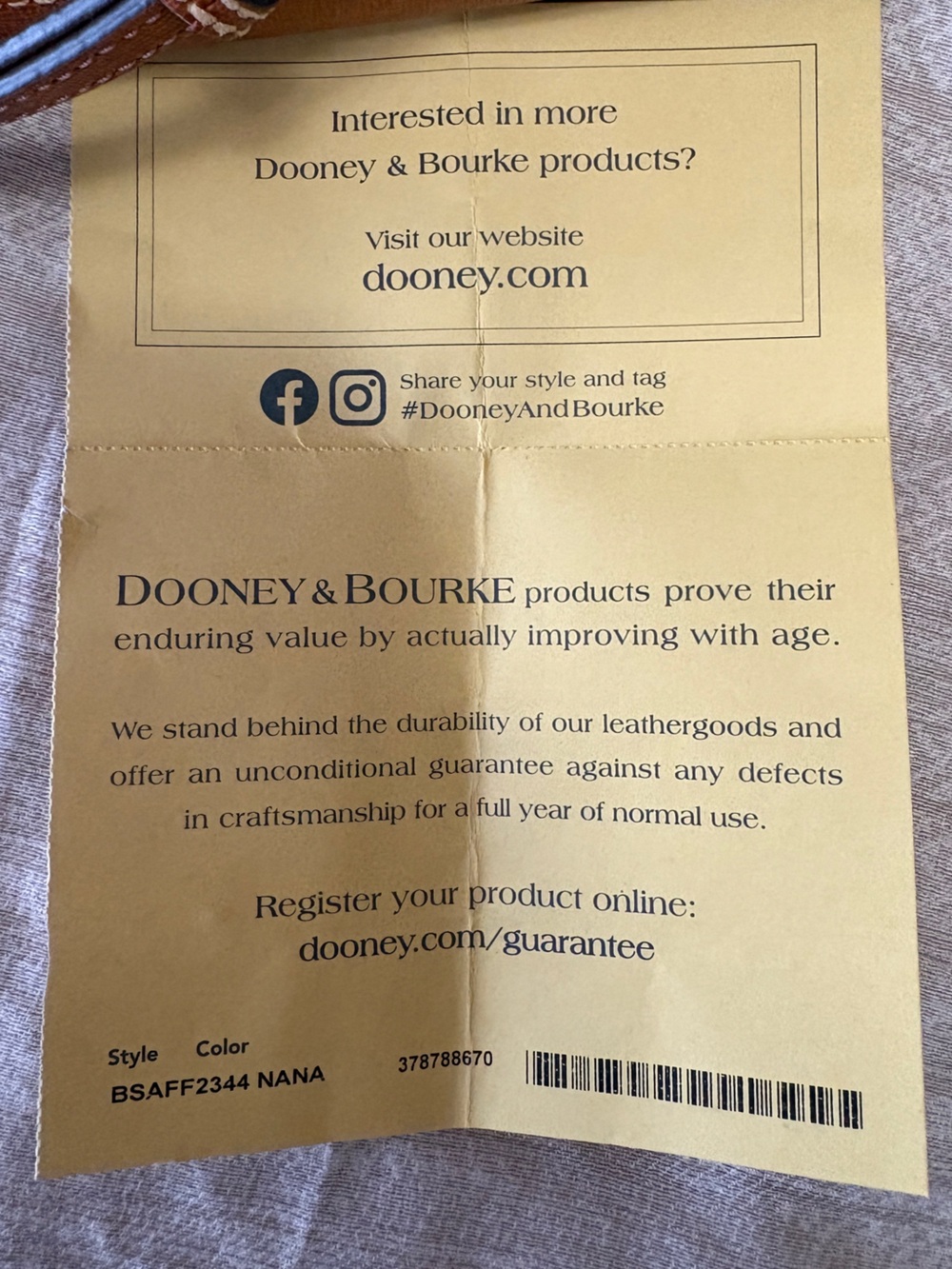 Dooney & Bourke Pebble Grain Buffy Crossbody - Picture 13 of 13